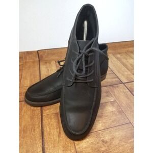 Perry Ellis Portfolio Duke Black Lace Up Chukka Boots Men's Size 12 Faux Leather